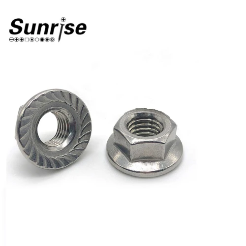 HEX FLANGE NUT DIN 6923 1