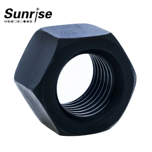 Heavy Hex Nut, Metric Black