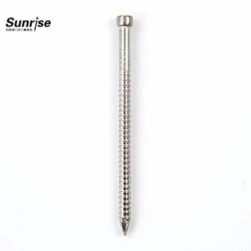 Lost Head Checkered Shank Screw