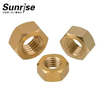 ANSI--ASME B18.2.2 Brass Hex Nut With Fine Thread Coarse Thread
