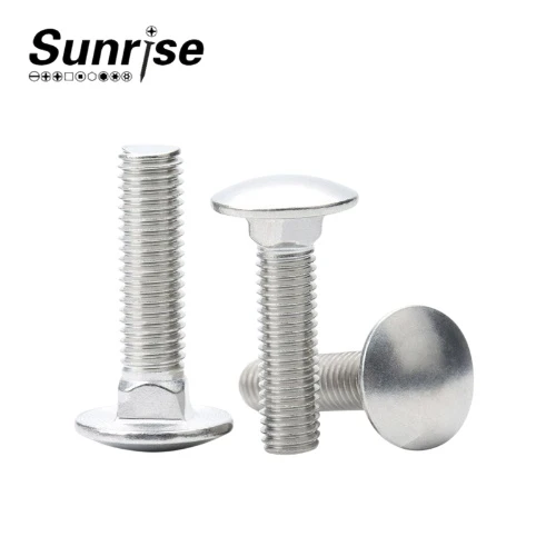 304 Stainless Steel American Standard Round Head Square Neck Bolts