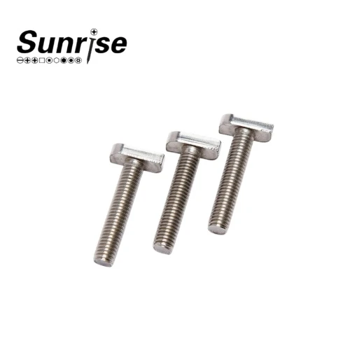 304 Stainless Steel DIN186 T-Type Square Neck Bolts