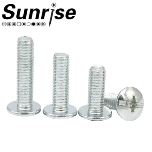 ASME B18.6.3 Carbon Steel Cross Recessed Phillips Mushroom Head Truss Machine Screw