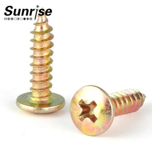 ASME B18.6.3 Grade 4.8 8.8 Cross Recessed Phillips Mushroom Truss Head Tapping Screw