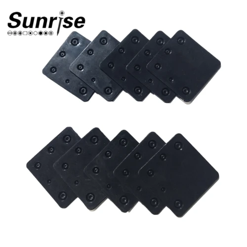 Black Rubber Pad Special-Shaped Parts Customized Size