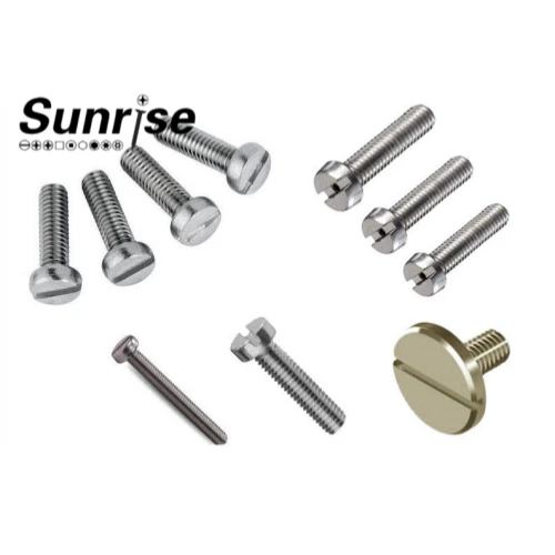 Cheese Head Slotted Screw,DIN84