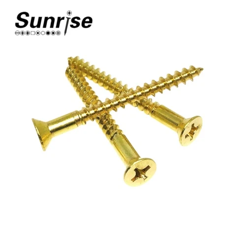 Cross Recessed Self Tapping Countersunk Copper Screws