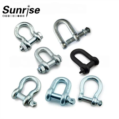 D-Type Carbon Steel Heavy Duty Shackle