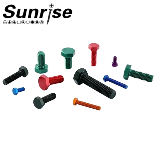 DIN933 Colorful Anodized Hex Bolt
