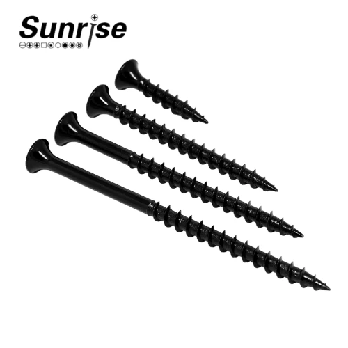 Double Flat Cross Head Galvanized Black Collated Drywall Self Tapping Screw