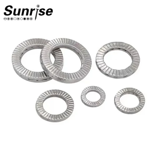 DOUBLE STACK SELF-LOCKING WASHER DIN25201