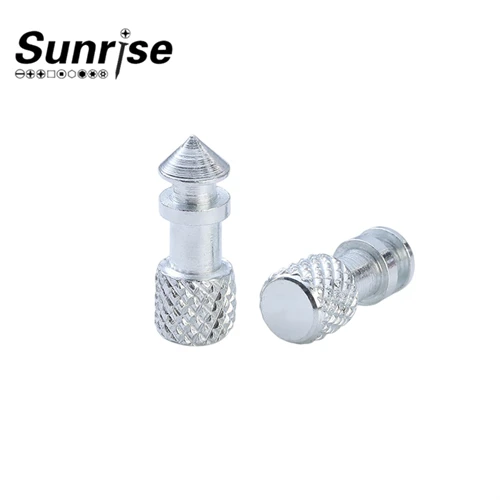 Knurled Open Shaft Positioning Pin