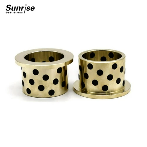 Oil-Free Shoulder Bushing/Graphite Copper Bushing/Flange Self-Lubricating Bearing