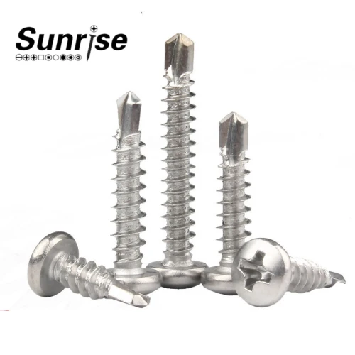 Pan Phillips Cross Recess Self-Drilling Screw, DIN7504N