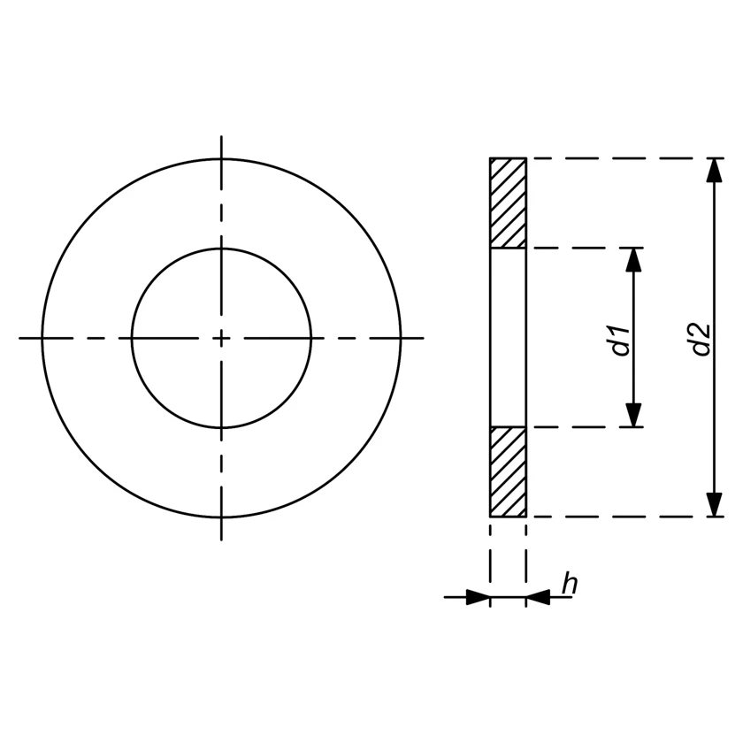 Flat Washer DIN 433 2 Flat Washer DIN 433 2