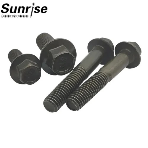 High strength grade 88 109 129 hex bolts galvanized m8 m10 hex flange head bolts 9