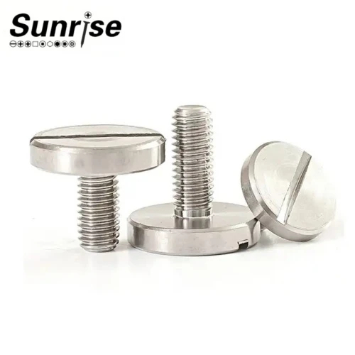 Stainless Steel 304 316 Large Round Flat Head Slotted Machine Screw 7 Stainless Steel 304 316 Large Round Flat Head Slotted Machine Screw 7