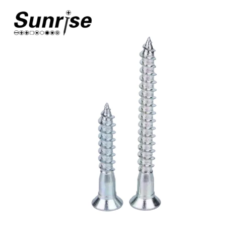 Zinc plated flat head torx drive high strength self tapping screw 1