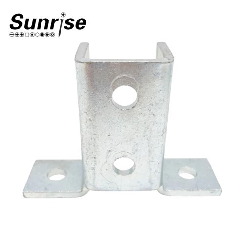 Galvanized Post Base Strut 41X41 2 Galvanized Post Base Strut 41X41 2