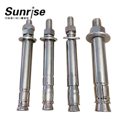 White Zinc Plated Chemical Anchor Bolt Carbon Steel Expansion Mechanical Bolt Cone Bolt Sleeve Anchor for Building Construction 2