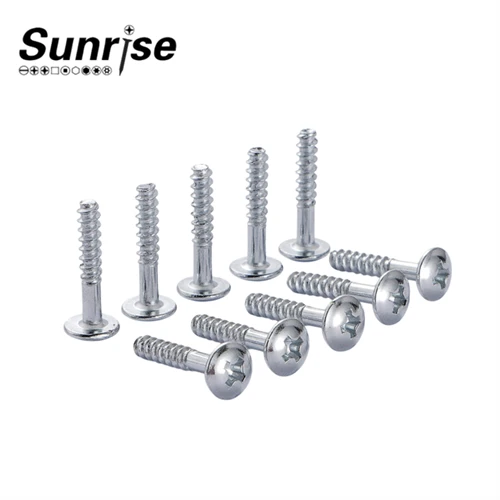 Round Head Hand-Tightened Cross Slot Machine Screws