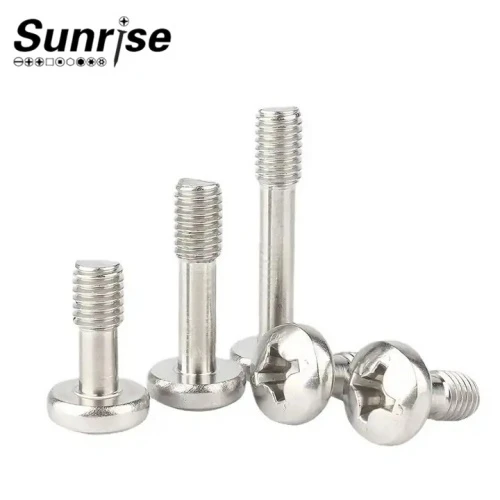 Semi-Threaded Cross Slot Pan Round Head Screw