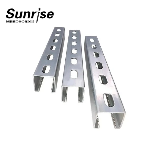 Slotted C Channel Galvanized Steel