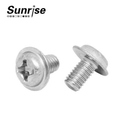 Cross Recessed Pan Head Screws With Collar DIN 967 Machine Screws