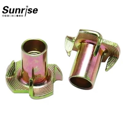 Half Thread Tee Nuts