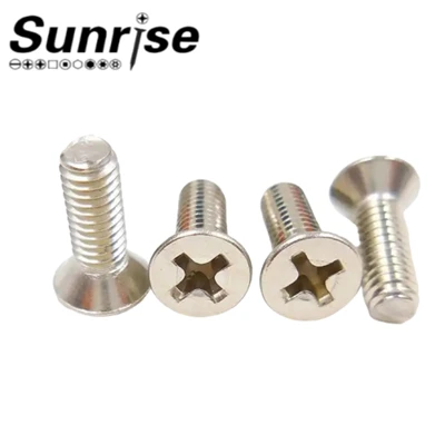 High Quality Titanium Stainless Steel Hexagon Socket Flat Head Screw