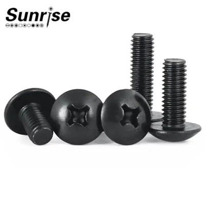 JIS Black Grade 4.8 8.8 Phillips Mushroom Truss Head Screw