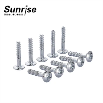 Round Head Hand-Tightened Cross Slot Machine Screws