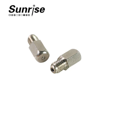 Special Rolling Straight-Through Track Slider Grease Fitting