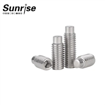 Stainless Steel Hexagon Socket Plug Flat End Set