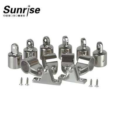 Stainless Steel Yacht Awning Hardware Three-Bend Set