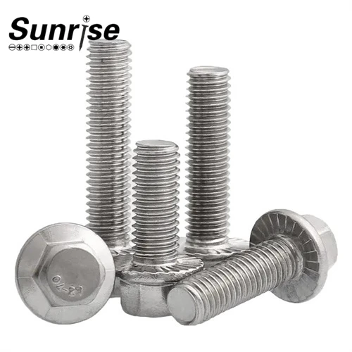 Smooth Surface Precision Thread Hexagon Flange Bolt