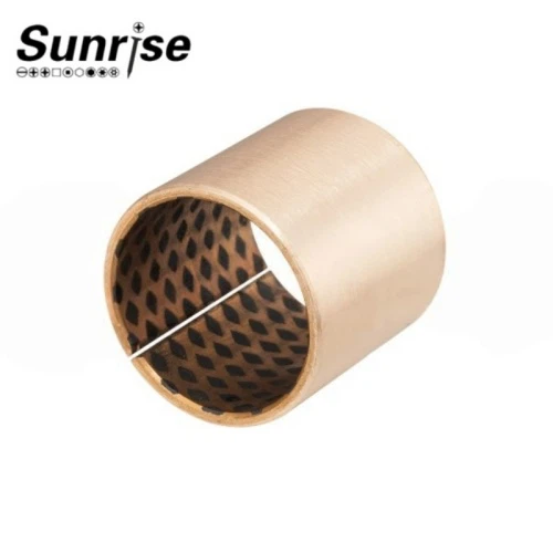 Solid Lubricated Bearing Bronze Graphite Rolled Bushing
