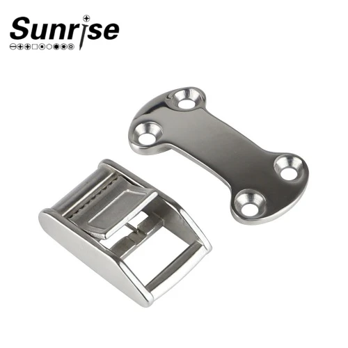 SS304 Buckle Fixed Buckle Webbing Pressure Plate Webbing Buckle