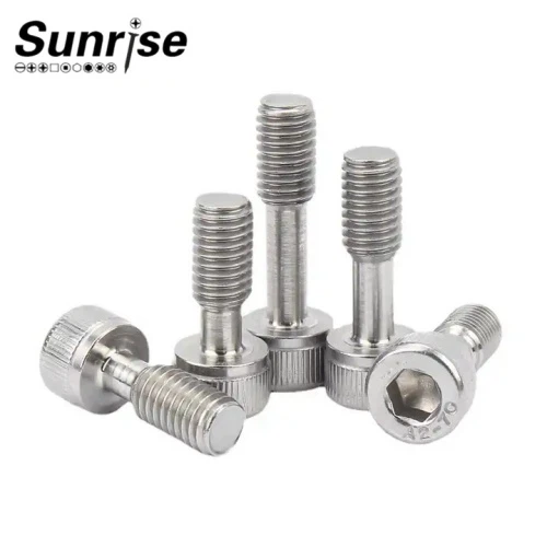 Stainless Steel Hex Socket Head Thumb Knurled Captive Screw