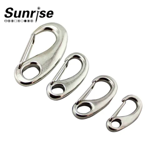 Stainless Steel Spring Hook/Egg-Shaped Hook/Eyebrow Hook/Keychain