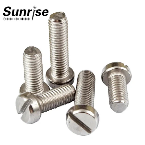 Standard Metric Cheese Head Slotted Machine Screws